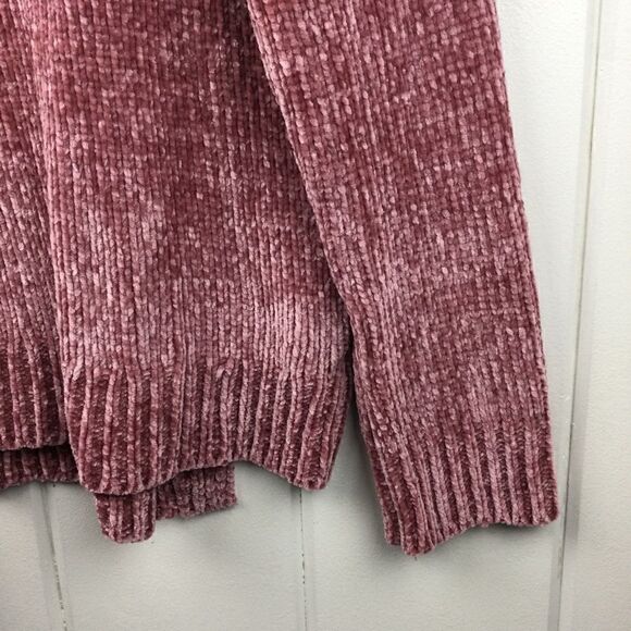 Jones New York Rose (Pink) Chenille Crew Neck Sweater, Size Small - Picture 5 of 8